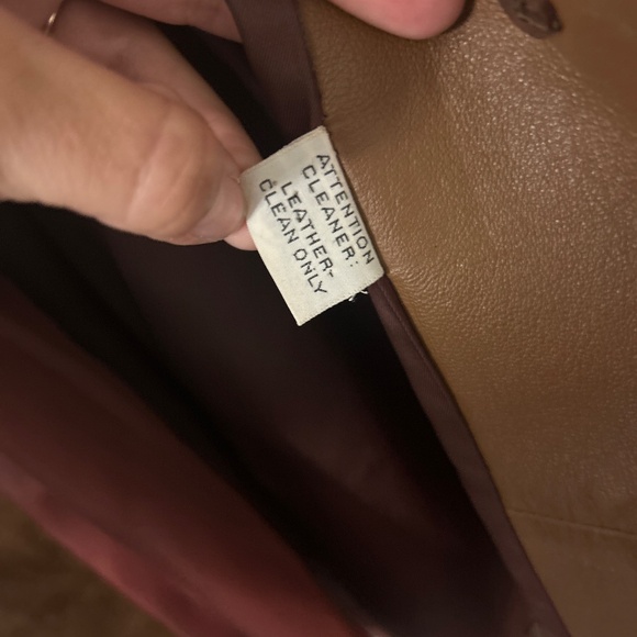 1970’s vintage Leather and Suede patched mid-thigh coat - Picture 3 of 6